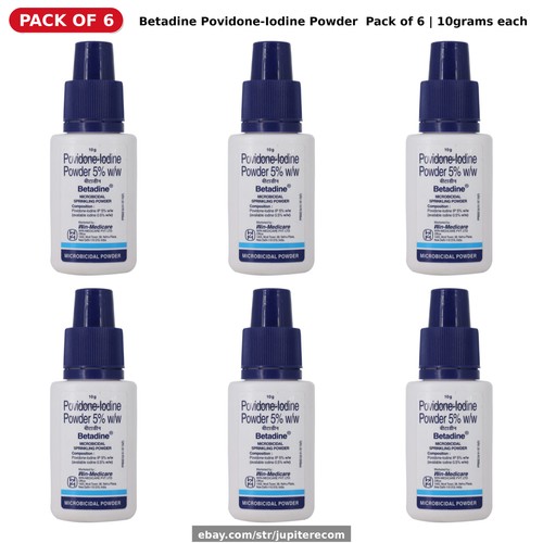 Pack betadine powder 10gm - pack,