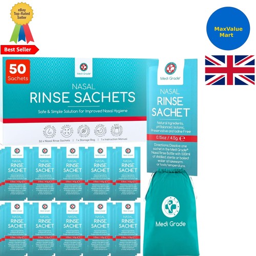 Natural saline nasal rinse - natural,