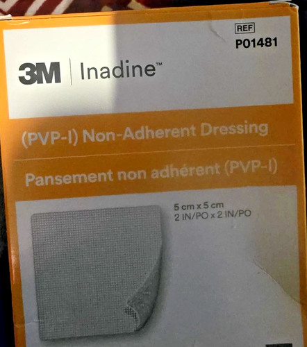 Inadine 5cmx5cm pvp - inadine,
