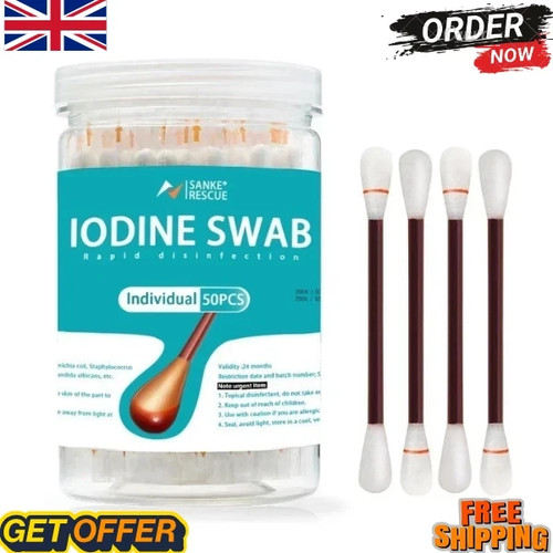 50x sterile alcohol - 50x, cotton
