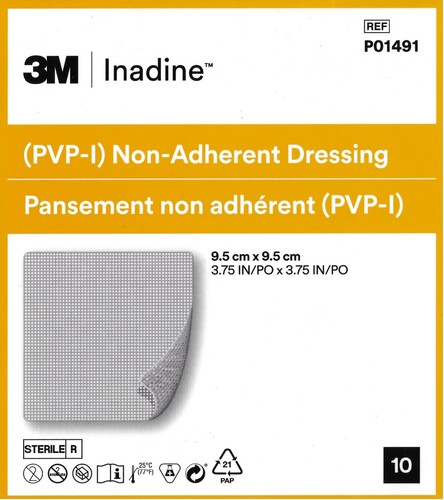 Inadine pvp non adherent - pvp-i,