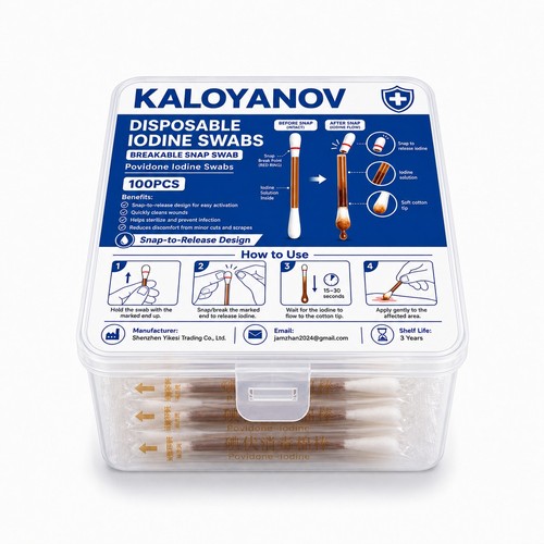 100x sterile alcohol cotton - 100x,
