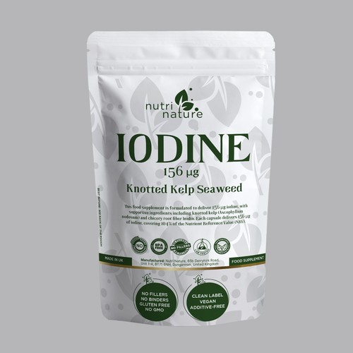 Iodine 156 µg knotted kelp - 156,