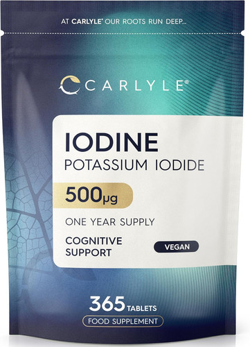 Iodine tablets 500mcg 365 - tablets,