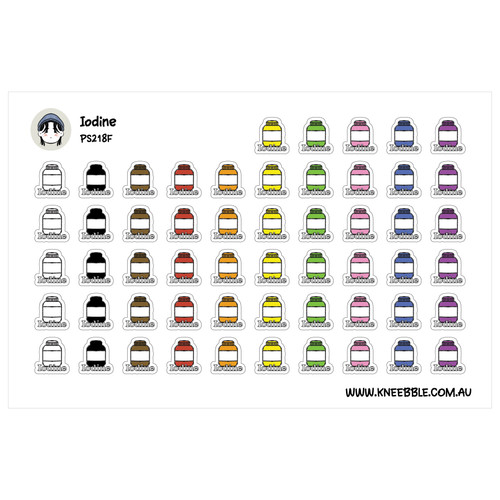 Iodine supplement stickers - supplement,